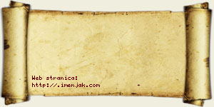 Una Sretenijević vizit kartica